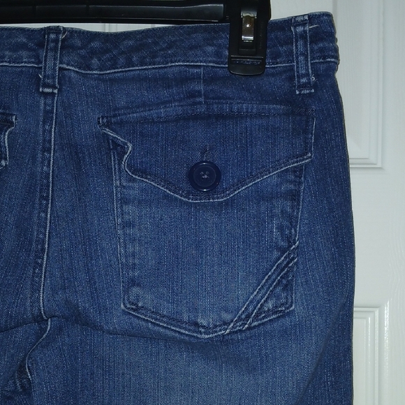 Duck Head Dark Blue Denim Wide Leg Jeans - Picture 4 of 7